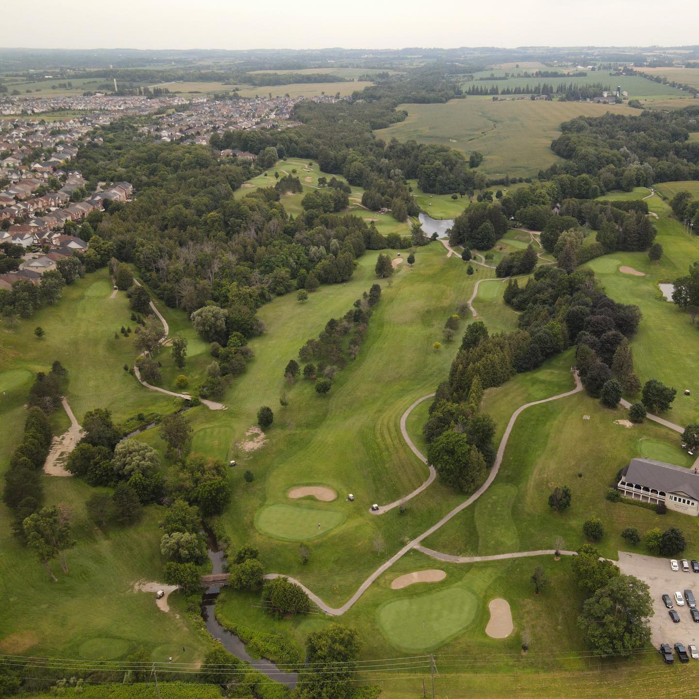 Winchester Golf Club aerial view